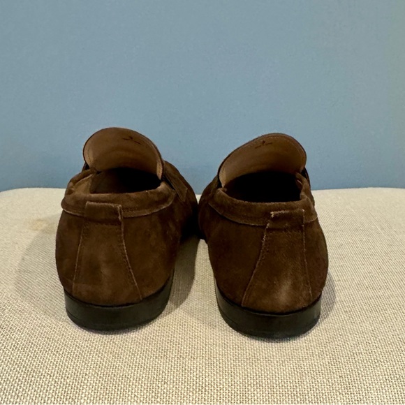 TOD’S BROWN SUEDE LOAFERS, Size UK 9 (US 10) - Picture 5 of 6